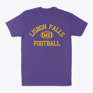 Lisbon Falls Maine Football Classic Dad T-Shirt