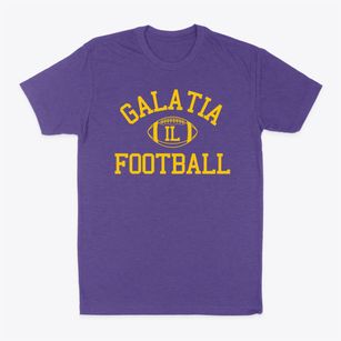 Galatia Illinois Football Classic Dad T-Shirt