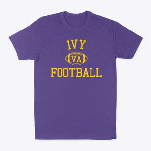 Ivy Virginia Football Classic Dad T-Shirt