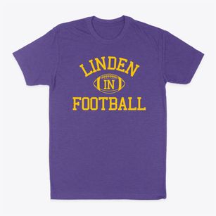 Linden Indiana Football Classic Dad T-Shirt
