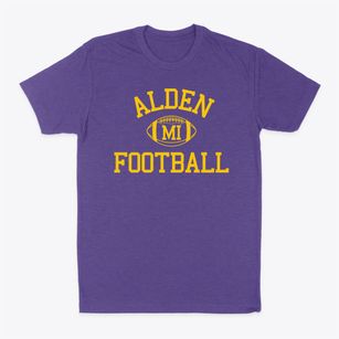 Alden Michigan Football Classic Dad T-Shirt