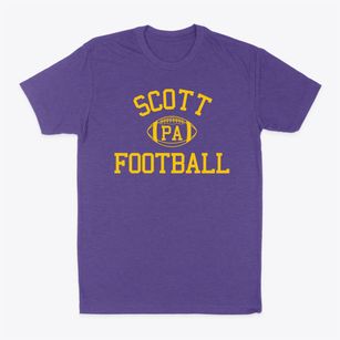 Scott Pennsylvania Football Classic Dad T-Shirt