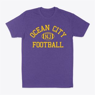 Ocean City New Jersey Football Classic Dad T-Shirt