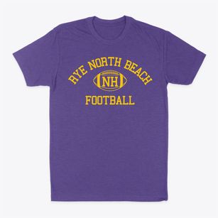 Rye North Beach New Hampshire Football Classic Dad T-Shirt