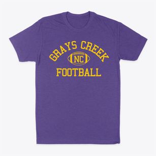 Grays Creek North Carolina Football Classic Dad T-Shirt