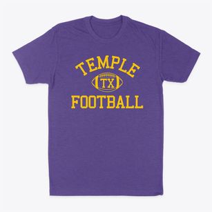 Temple Texas Football Classic Dad T-Shirt