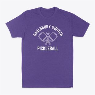 Saulsbury Switch Delaware Pickleball Classic Dad T-Shirt