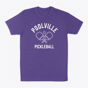 Poolville New York Pickleball Classic Dad T-Shirt