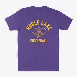 Noble Lake Arkansas Pickleball Classic Dad T-Shirt