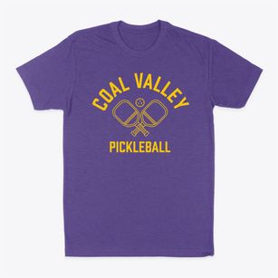 Coal Valley Iowa Pickleball Classic Dad T-Shirt