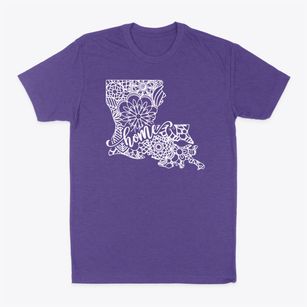  Louisiana Mandala Classic Dad T-Shirt