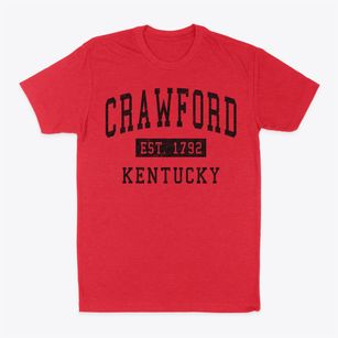 Crawford Kentucky Classic Established Classic Dad T-Shirt