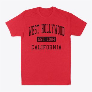 West Hollywood California Classic Established Classic Dad T-Shirt