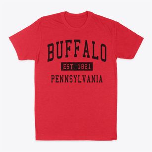 Buffalo Pennsylvania Classic Established Classic Dad T-Shirt