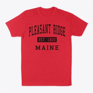Pleasant Ridge Maine Classic Established Classic Dad T-Shirt