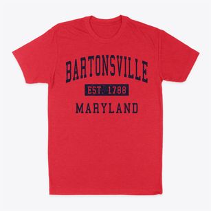 Bartonsville Maryland Classic Established Classic Dad T-Shirt