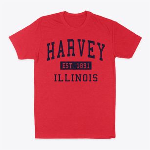 Harvey Illinois Classic Established Classic Dad T-Shirt