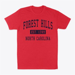 Forest Hills North Carolina Classic Established Classic Dad T-Shirt