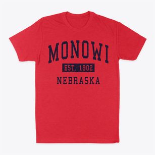 Monowi Nebraska Classic Established Classic Dad T-Shirt