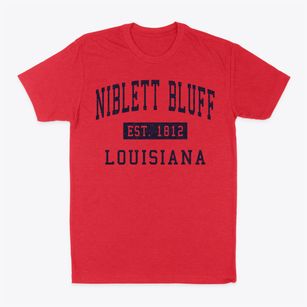 Niblett Bluff Louisiana Classic Established Classic Dad T-Shirt