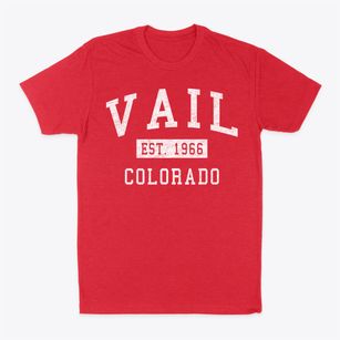 Vail Colorado Classic Established Classic Dad T-Shirt