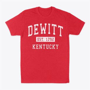 Dewitt Kentucky Classic Established Classic Dad T-Shirt