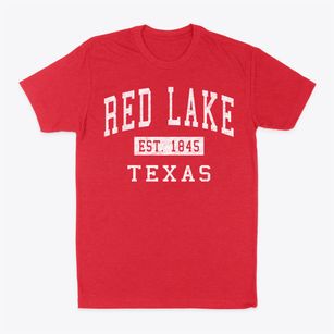 Red Lake Texas Classic Established Classic Dad T-Shirt