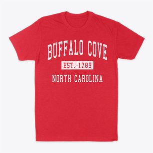 Buffalo Cove North Carolina Classic Established Classic Dad T-Shirt