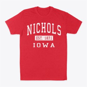 Nichols Iowa Classic Established Classic Dad T-Shirt