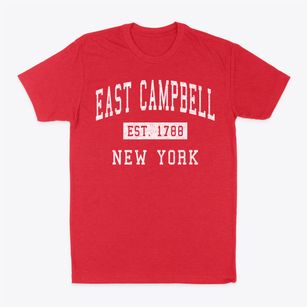 East Campbell New York Classic Established Classic Dad T-Shirt