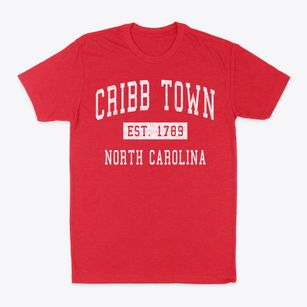 Cribb Town North Carolina Classic Established Classic Dad T-Shirt