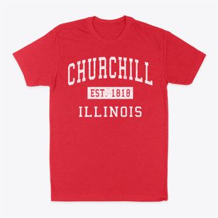 Churchill Illinois Classic Established Classic Dad T-Shirt