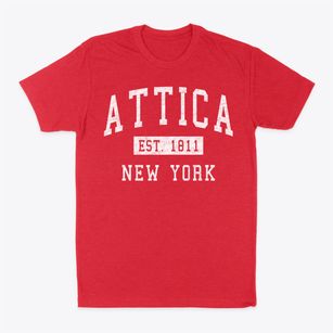 Attica New York Classic Established Classic Dad T-Shirt