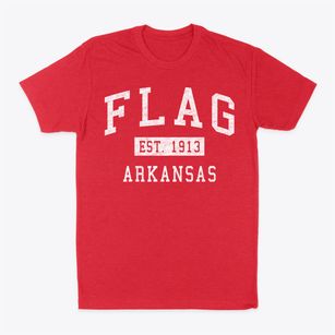 Flag Arkansas Classic Established Classic Dad T-Shirt