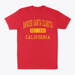 Rancho Santa Clarita California Classic Established Classic Dad T-Shirt