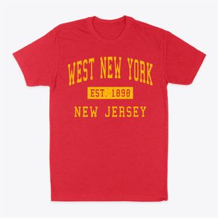 West New York New Jersey Classic Established Classic Dad T-Shirt