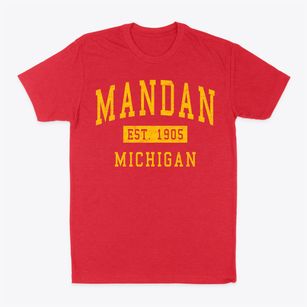 Mandan Michigan Classic Established Classic Dad T-Shirt
