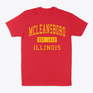 Mcleansboro Illinois Classic Established Classic Dad T-Shirt