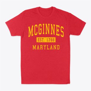 Mcginnes Maryland Classic Established Classic Dad T-Shirt