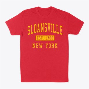 Sloansville New York Classic Established Classic Dad T-Shirt