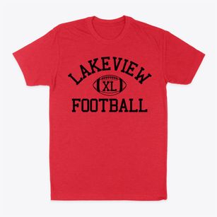 Lakeview Junior High School Classic Football Classic Dad T-Shirt