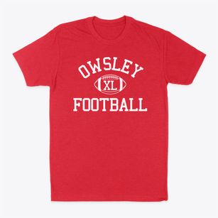 Owsley High School Classic Football Classic Dad T-Shirt
