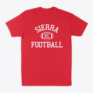 Sierra High School Classic Football Classic Dad T-Shirt