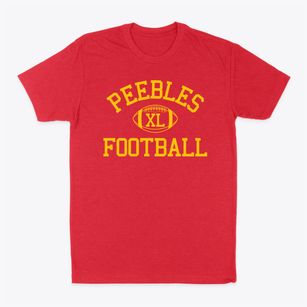 Peebles High School Classic Football Classic Dad T-Shirt