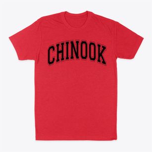 Chinook Elementary School Varsity Arch Classic Dad T-Shirt