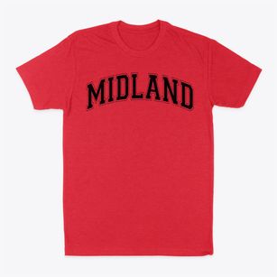 Midland Community High School Varsity Arch Classic Dad T-Shirt