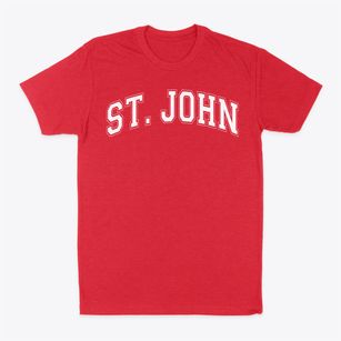 St John Nepomucene Parish Varsity Arch Classic Dad T-Shirt
