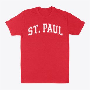 Saint Paul Lutheran School Varsity Arch Classic Dad T-Shirt