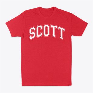 Scott Elementary School Varsity Arch Classic Dad T-Shirt