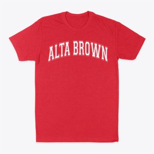 Alta Brown Elementary School Varsity Arch Classic Dad T-Shirt